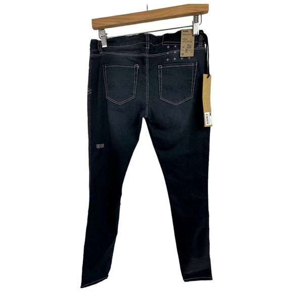 KSUBI Skinny Pins I'm Shady Women's Low Rise Skinny Jeans NWT 26 - Picture 7 of 8